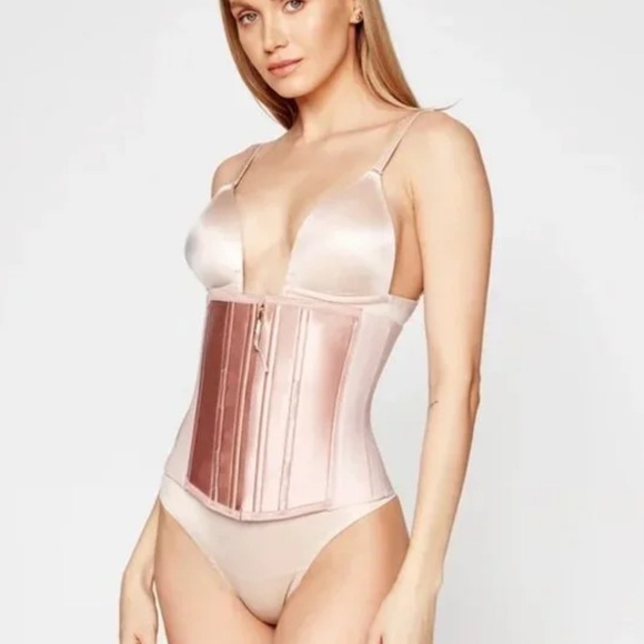 NWT Spanx Under Sculpture Waist Cincher Corset in Cameo Blush Size X-Large